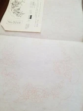 Vintage Tri-chem Liquid Embroidery #3223 Dolies Floral