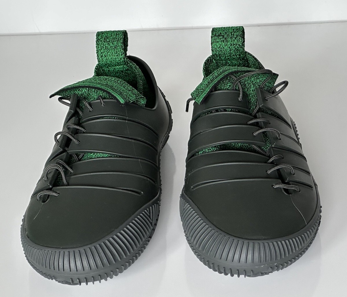 Bottega Veneta Tech Knit Rubber Green Climber Sneakers 8 US 658725 IT NIB $750 S/S 2021 Tech Knit Climber Sneakers - Bottega Veneta  main image 2