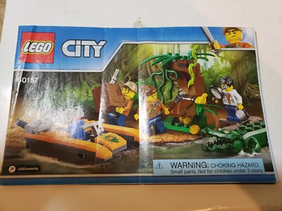 Lego Jungle Starter Set 60157 Explorer Scientist Building Toy  673419264853|