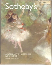 Sotheby's Impressionist & Modern Art Auction Catalog June 24, 2002