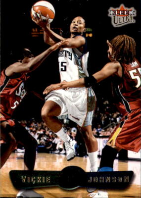Vickie Johnson 2002 Fleer Ultra WNBA Card #87