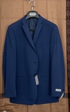 Michael Kors Big Boys Slim Fit Stretch Suit Jacket Size- 20R Color-blue
