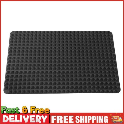Silikonmatte Barbecue Grill Pad Pizza Backblech Küchenutensilien (schwarz)