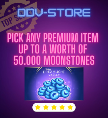  Disney Dreamlight Valley PICK ANY PREMIUM ITEM UP TO 50K (NO PS) Fast Delivery