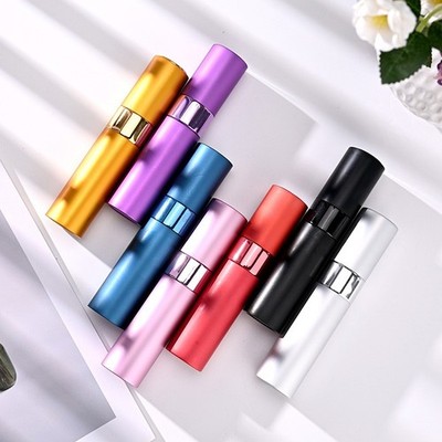 Set 5 Parfüm Sprayer 10ml tragbar - Sprühflasche Aluminium mit Zubehör