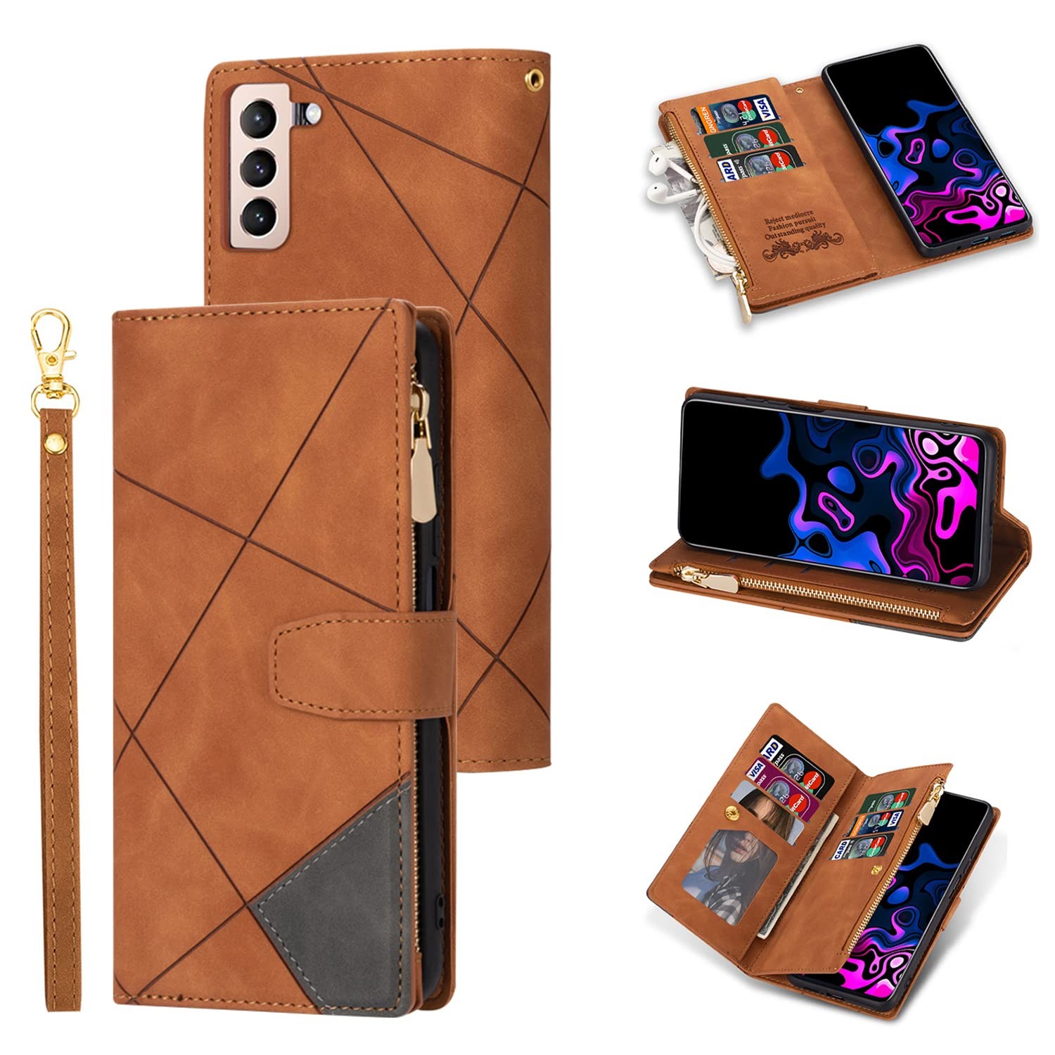 Coque Samsung S23 Plus antichoc, evitez l ecran brise avec cet etui portefeuille