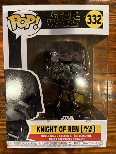 Funko Pop! Vinyl: Star Wars - Knight of Ren (War Club) Hematite Chrome)