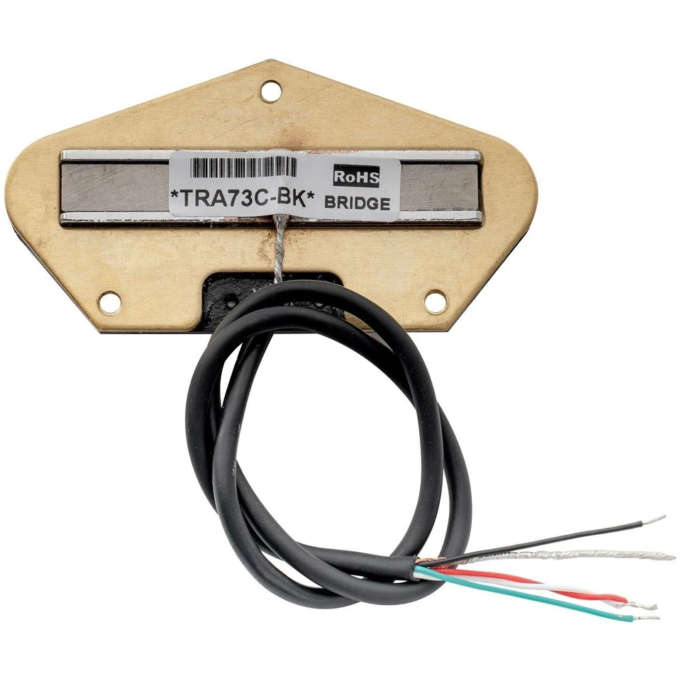 Captador de ponte de guitarra elétrica Artec Tele Alnico Black Rail Blaster Hum. - Imagem 3 de 4