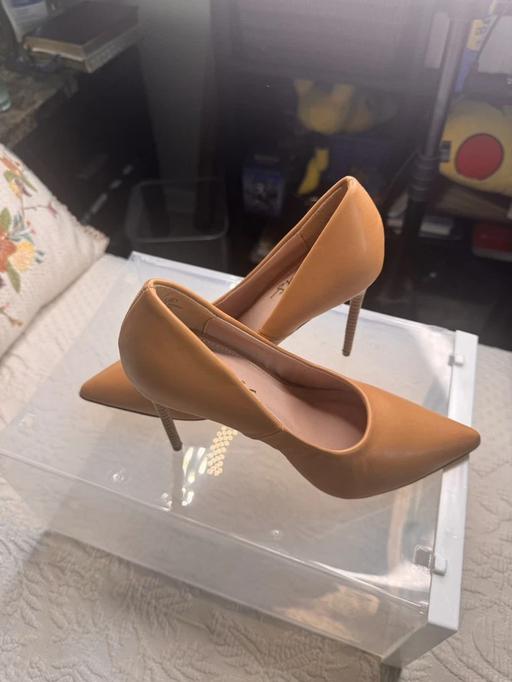 Sapato Feminino Salto Alto Stiletto Sexy Biqueira Pontiaguda Festa Clube Vestido de Noiva Bombas - Imagem 4 de 4