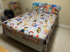 PAW Patrol Kids 4 Piece Gray Sheet Set, Full