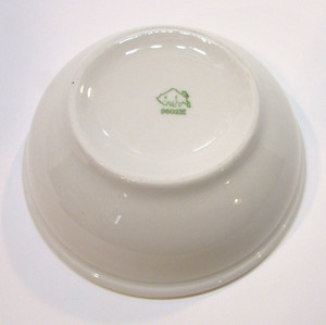 Classic Old Buffalo USA White Porcelain Vintage Restaurant Ware 2x5.5" Bowl
