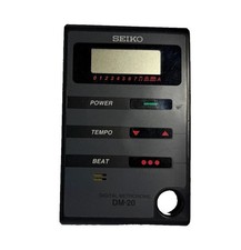 Vintage Seiko DM-20 Pocket Digital Metronome Original Packaging Manual untested