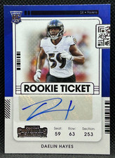 2021 Contenders Football - Daelin Hayes #221 - ROOKIE TICKET Autograph Card!