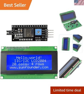 IIC I2C TWI Serial 2004 20x4 LCD Module Shield Compatible with Arduino R3 MEG...