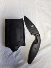 KA-BAR 3.688" Fixed Blade Large TDI Knife w/ Sheath - Black