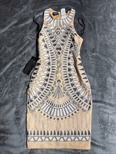 BEBE Couture Sequin Beaded Midi Dress NWT: Size S/P