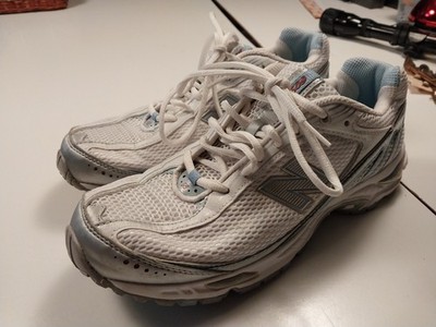 New Balance 509 Running Shoes White and Blue Womens Size 9