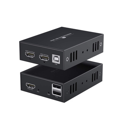 HDMI KVM Extender 1080p HD Video Cat5e Cat6 Ethernet 50m USB Maus Tastatur RJ45