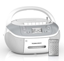 TOMASHI Portable CD Player Boombox with Cassette And Remote - AM FM... 4 