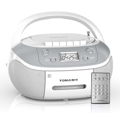 TOMASHI Portable CD Player Boombox with Cassette And Remote - AM FM... (4)