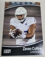 ZAVEN COLLINS(ARIZONA CARDINALS)2021 SAGE PREMIER DRAFT ROOKIE CARD