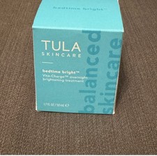 TULA Bedtime Bright Vita-Charge Night Cream 1.7oz NIB Discontinued
