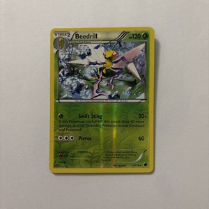 Pokémon TCG Beedrill Black White 3/116 Plasma Freeze Reverse Holo Rare 2013 NM