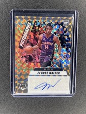 Ja’Kobe Walter 2024-25 Mosaic Pictographs Prizm Auto /49 RC SP Raptors