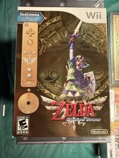 Zelda Skyward Sword Limited Edition Gold Remote Bundle (Wii) NEW SEALED RARE