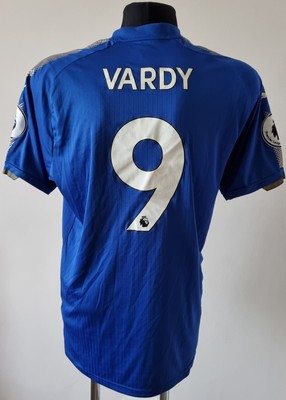 Leicester City 2017 - 2018 Heim Fußball Puma Trikot #9 VARDY Größe 2XL