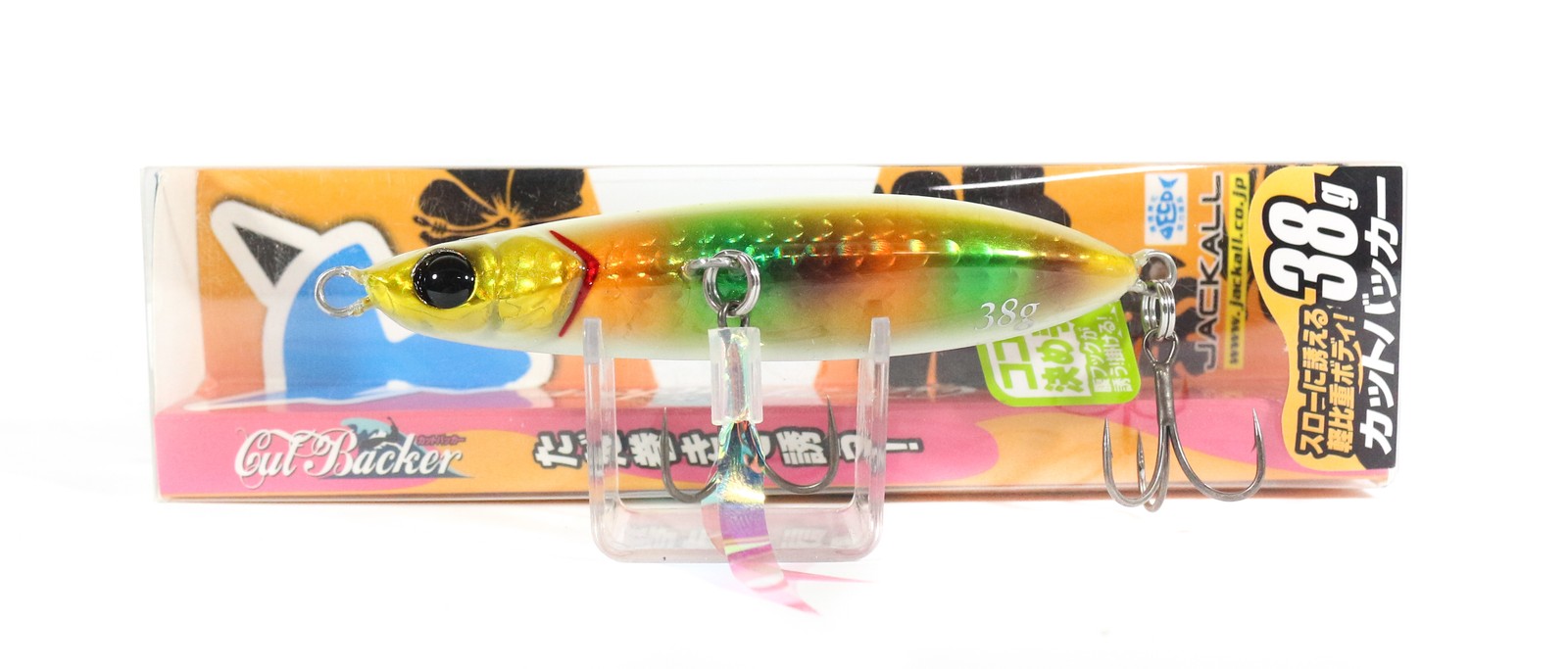 Jackall Metal Jig Cut Backer 38 grams Glow Candy (9401)