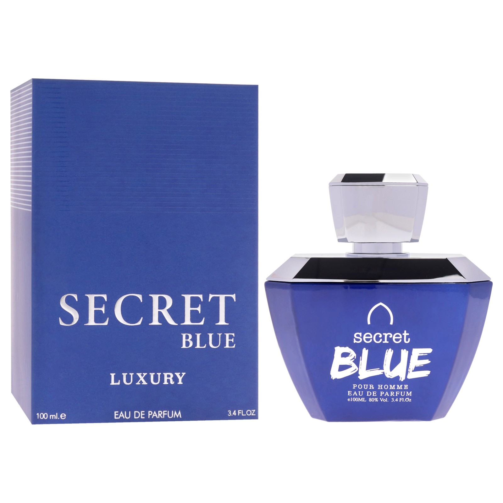 Luxury Collection - Secret Blue by Khalis for Men - 3.4 oz EDP Spray
