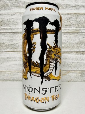 Monster Dragon Tea Yerba Mate Full Unopened Sealed Can Rare Collectible
