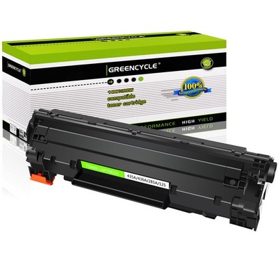 1PK greencycle Compatible CB435A 35A BK Laser High Yield Toner Cartridges for HP
