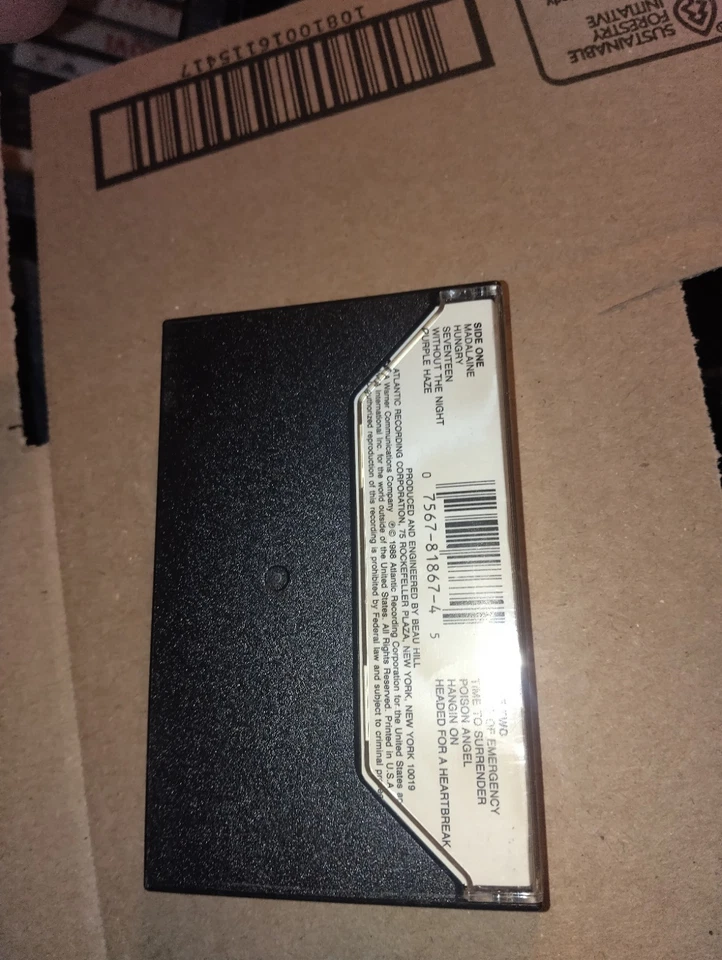 WINGER 1988 Vintage METAL/ROCK Cassette Tape - Image 2 of 2