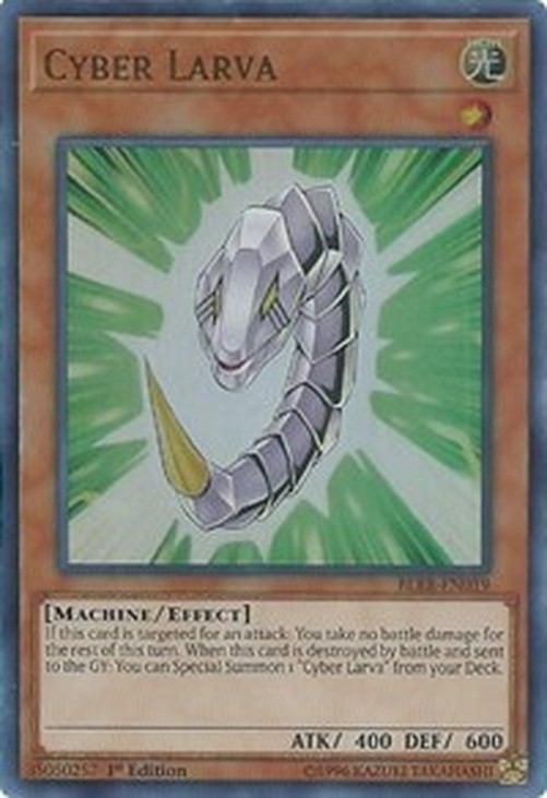 Yugioh - Cyber Larva (Ultra Rare) (1st Edition) - BLRR-EN019 (P)