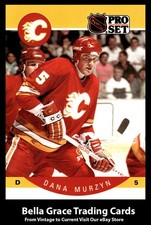 1990-91 Pro Set Dana Murzyn #41 Calgary Flames NHL Hockey  