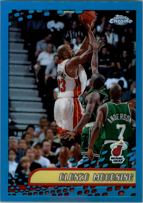 2001-02 Topps Chrome Refractors #92 Alonzo Mourning - BSK