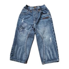 Vintage Y2K Rocawear Toddler Boys 3T Baggy Embroidered Denim Jeans Hip Hop