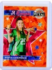 2025 Leaf Metal Women of Sport SOFIA CHEPENIK RC Rookie Red Ice Refractor 1/1