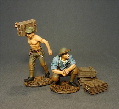 GWB-22 - Tommies Unloading Supplies #2 - First World War - John Jenkins