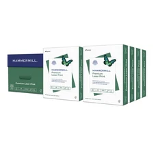 Hammermill 32lb Premium Laser Printer Paper 8.5x11 4000 Sheets White