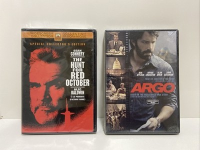 Argo + The Hunt for Red October (DVD Lot of 2)   Brand New & Sealed