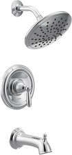 Moen T2253EP Brantford Tub  Shower Trim Kit with 8" Rainshower Head - Chrome