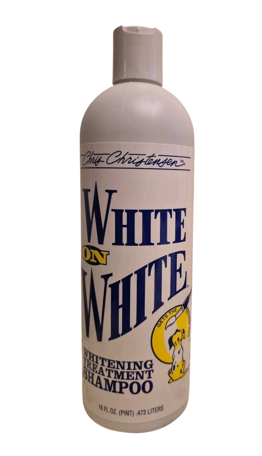 Chris Christensen White on White Whitening Treatment Dog Shampoo 16oz U.S. Made