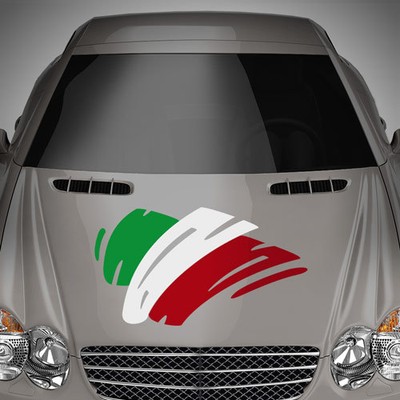 Italien Fahne Flagge 2014 WM Fussball Auto Aufkleber ...
