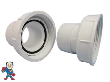Set of (2) Hot Tub Spa Jacuzzi® J Pump Union 1 1/2" or 2" Fitting How To Video  