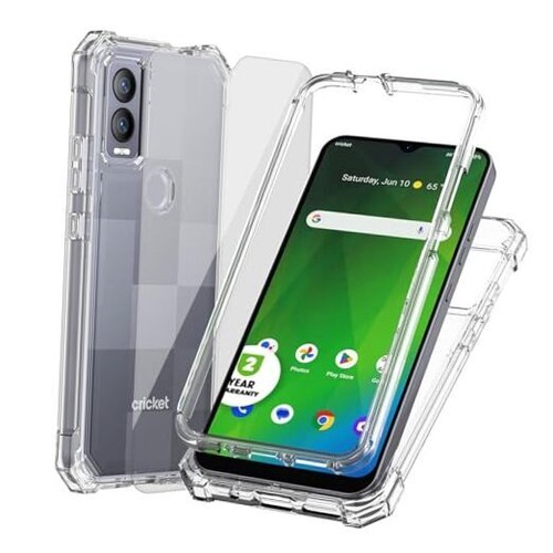 for Cricket Magic 5G(U6080AA)/ATT Propel 5G Case, Air-Guard Corners & Clear