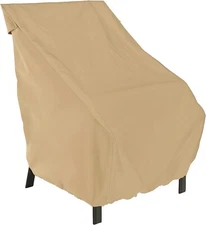 Classic Accessories Terrazzo Water-Resistant 26 Inch High Back Patio Chair Cover