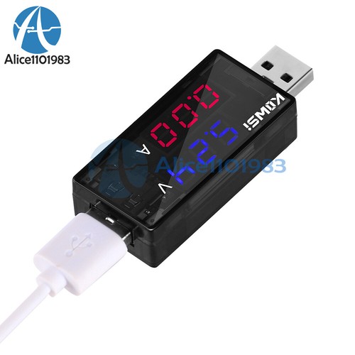 Ładowarka USB Miernik prądu napięcia Mobilny tester baterii Detektor mocy Test - Zdjęcie 9 z 12